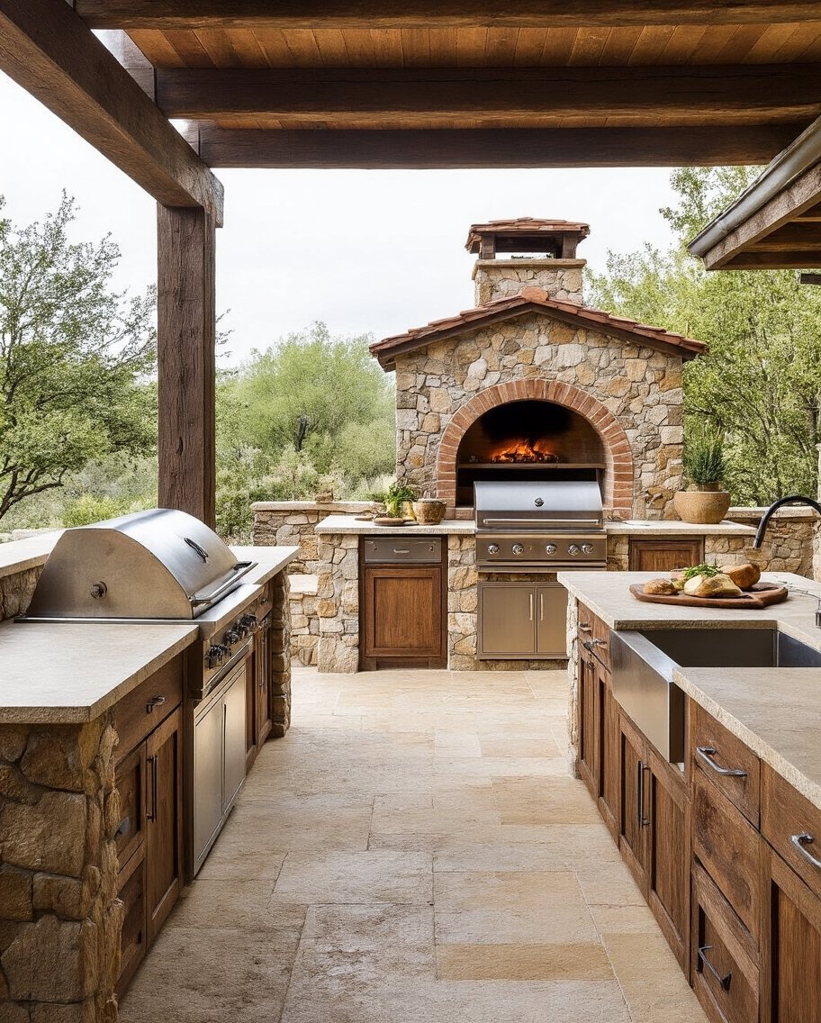 entertainer s versatile outdoor culinary command center