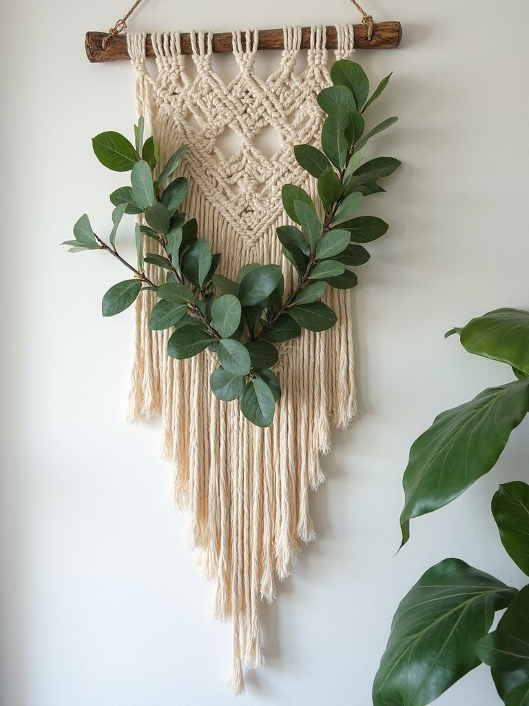 handcrafted botanical wall art