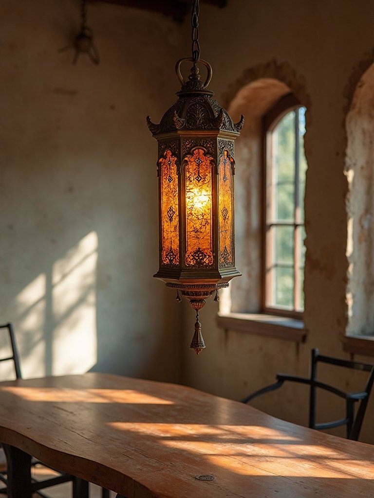 handcrafted vintage southeast asian pendant