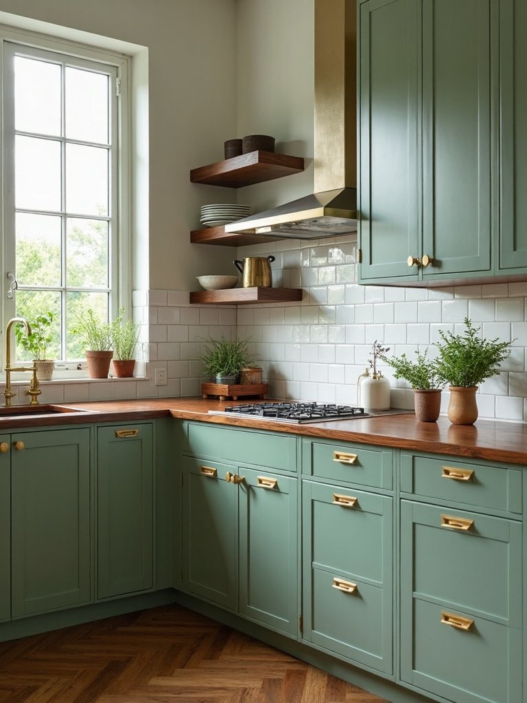 harmonious nature inspired kitchen design
