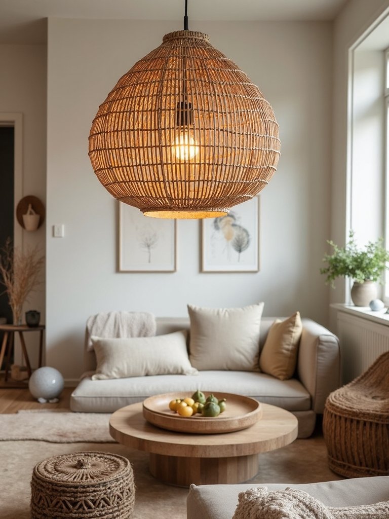 natural bohemian lighting design