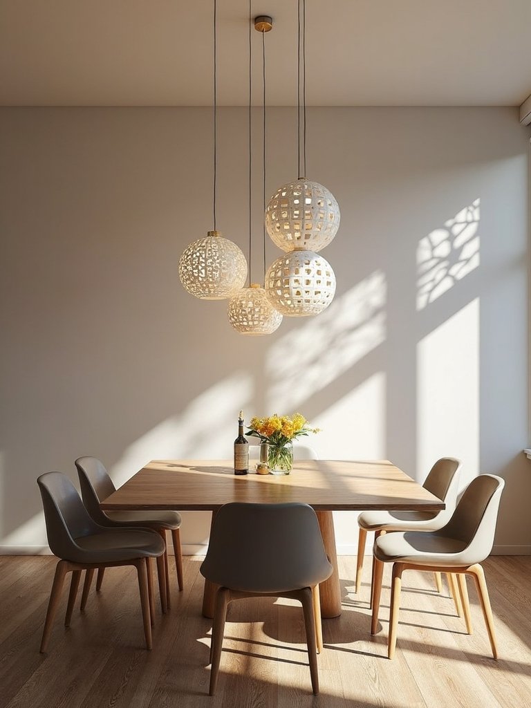 porcelain twist on asian lanterns