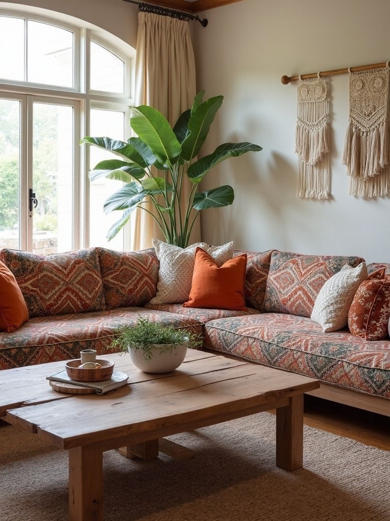 rustic boho spacious durable