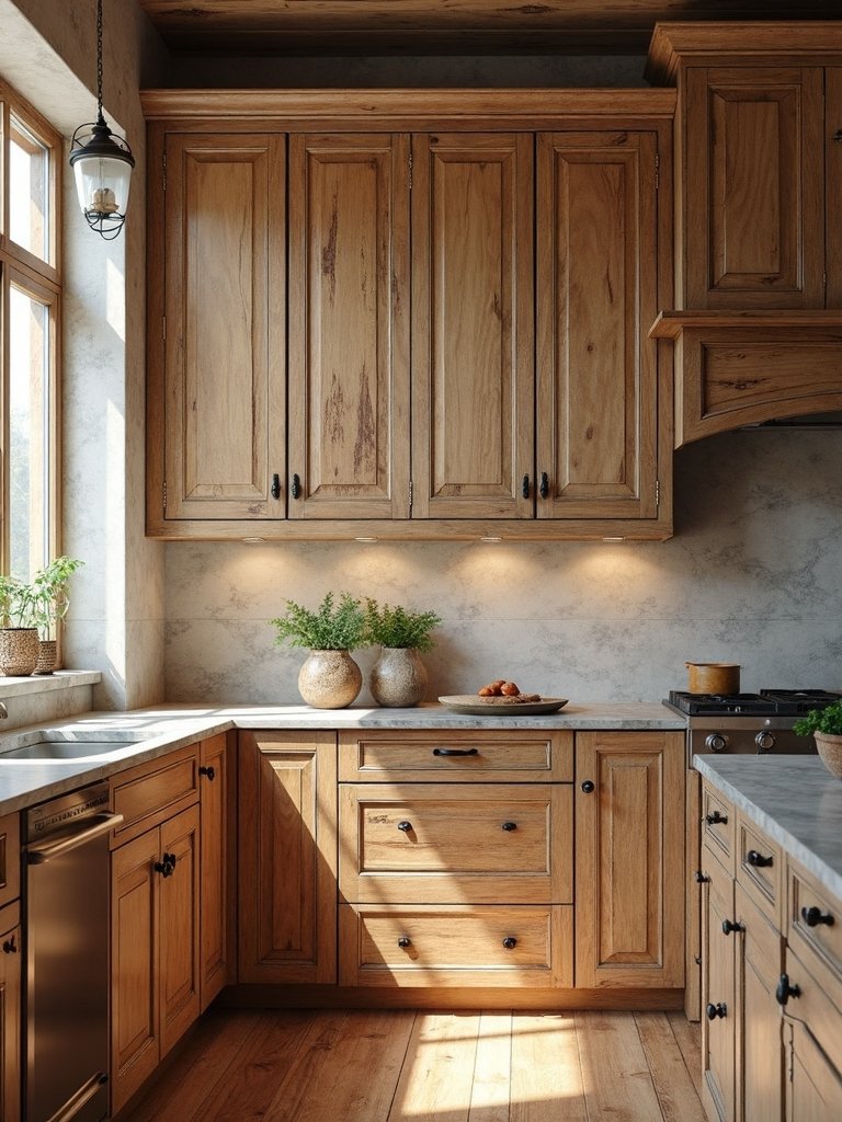 rustic distressed authentic cozy