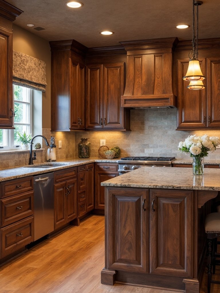 rustic earthy wood grain pattern