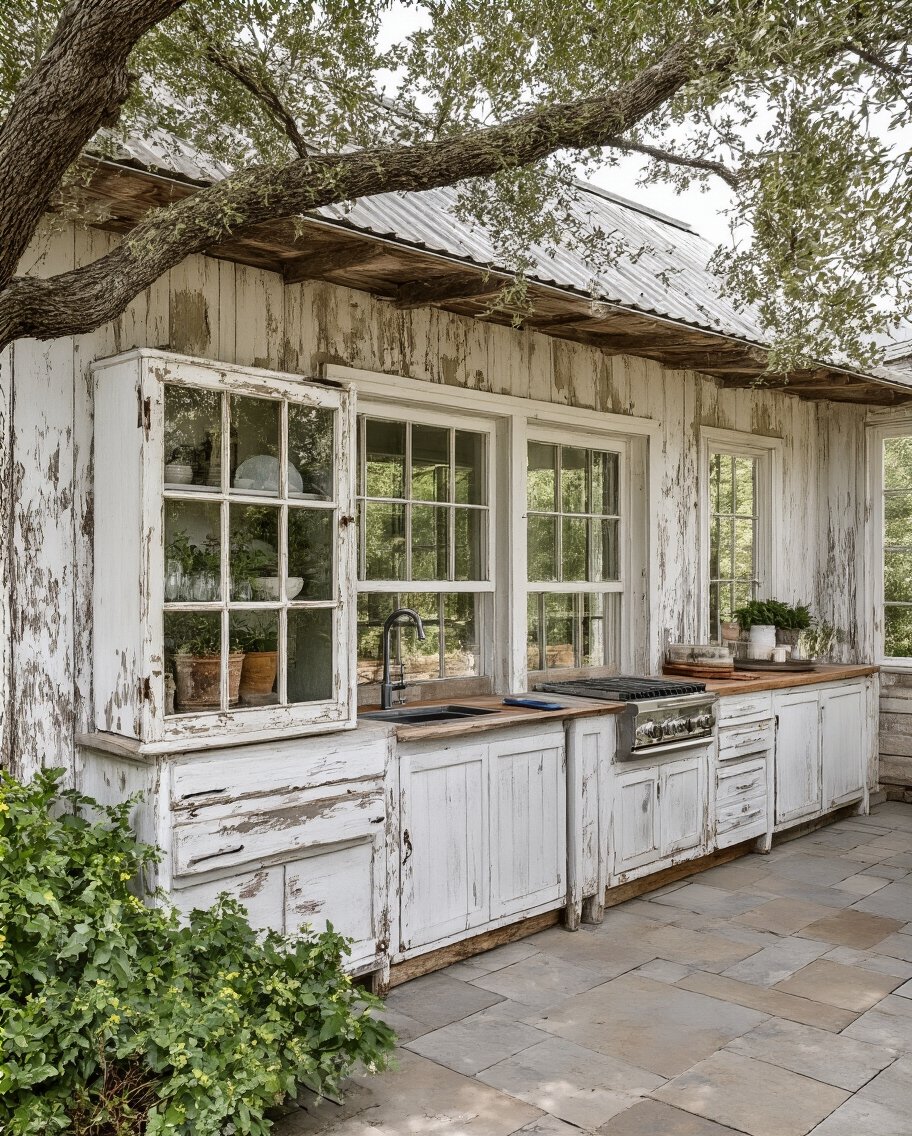 rustic farmhouse kitchen decor elements