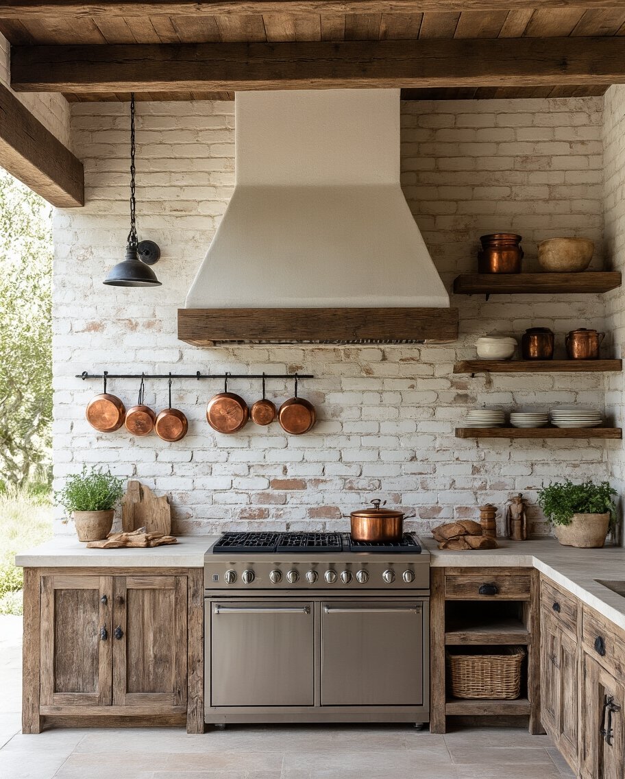 rustic refined weathered sophisticated