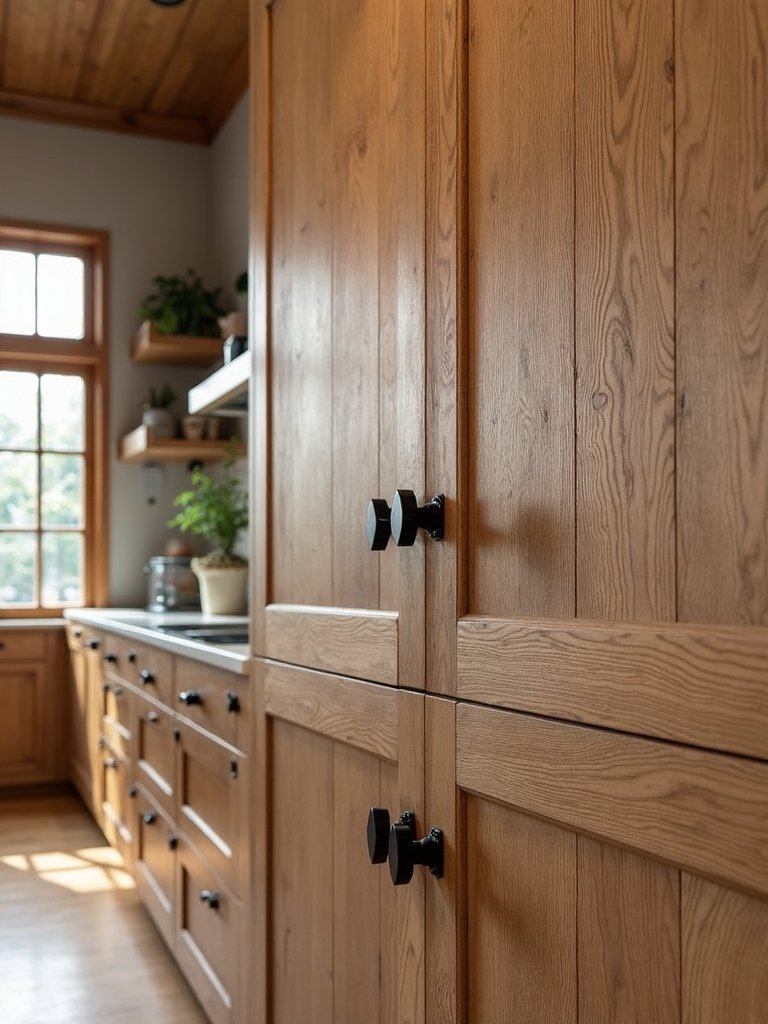 rustic wood industrial hardware versatile design