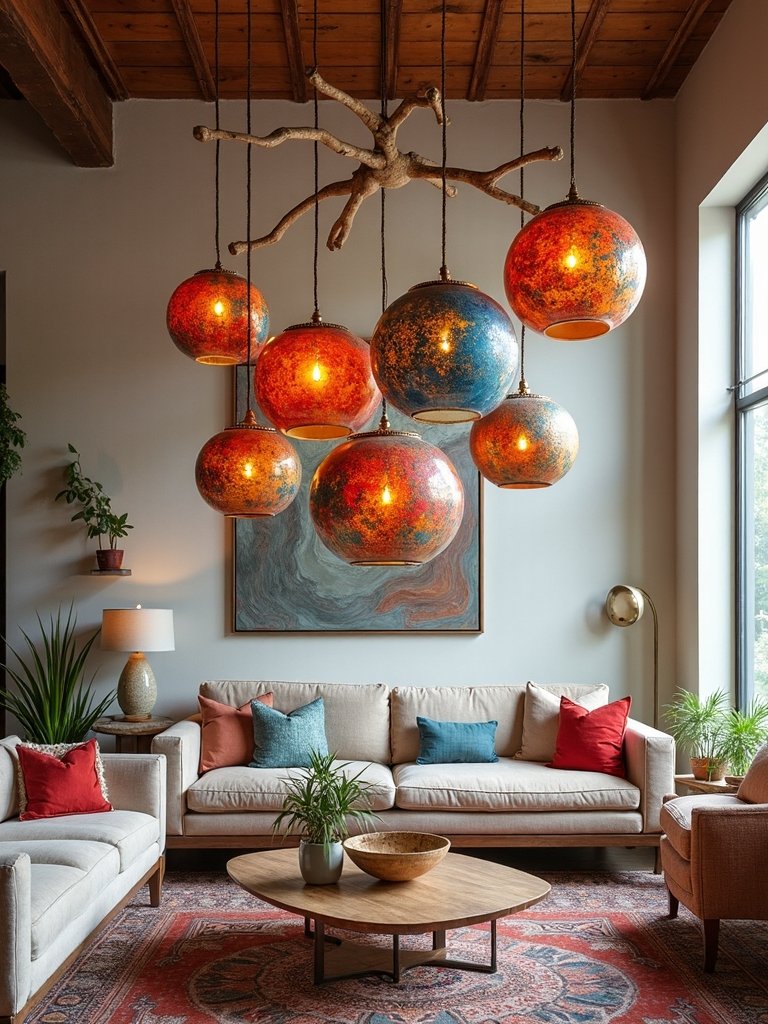 sculptural vibrant customizable bohemian inspired