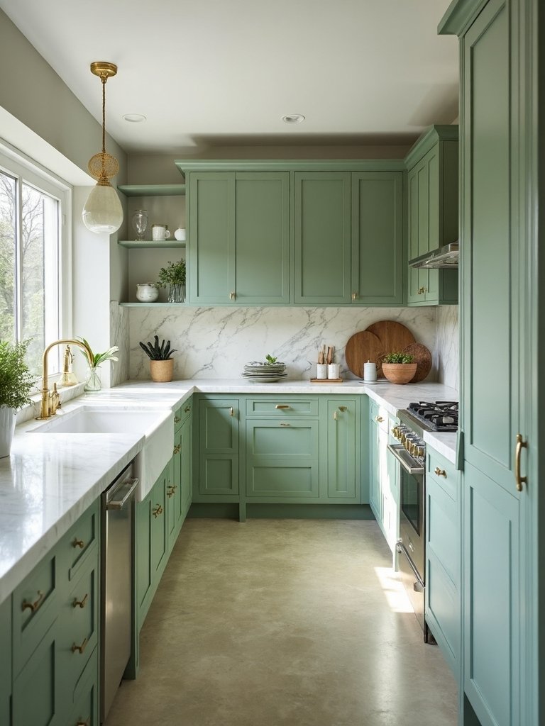 serene nature inspired kitchen sanctuary