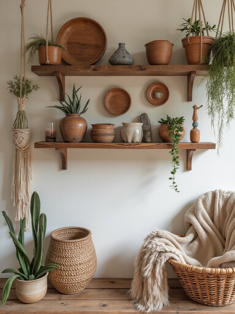 showcase personal mementos and collections