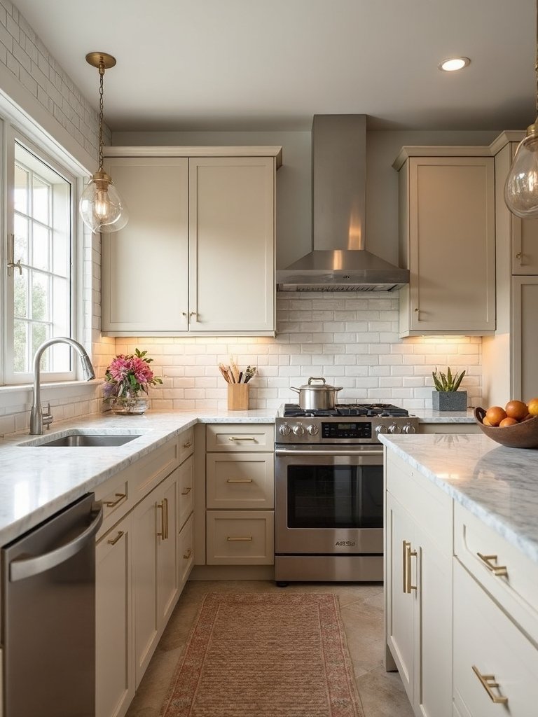 sophisticated and approachable kitchen design