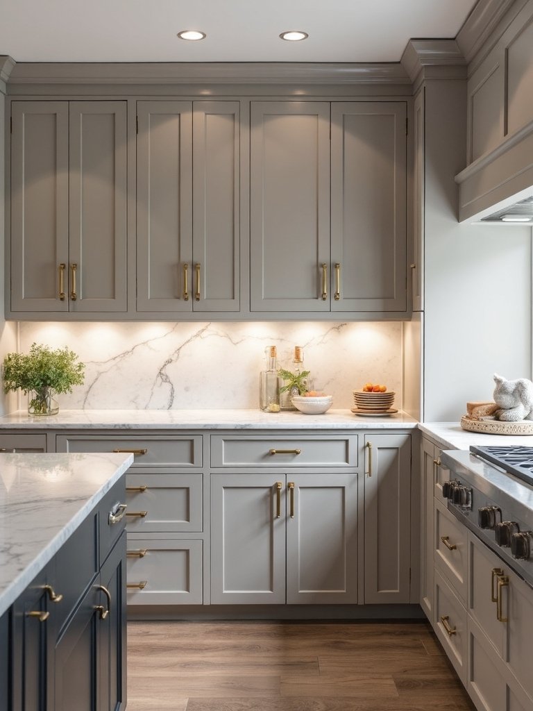 sophisticated warm inviting kitchen design