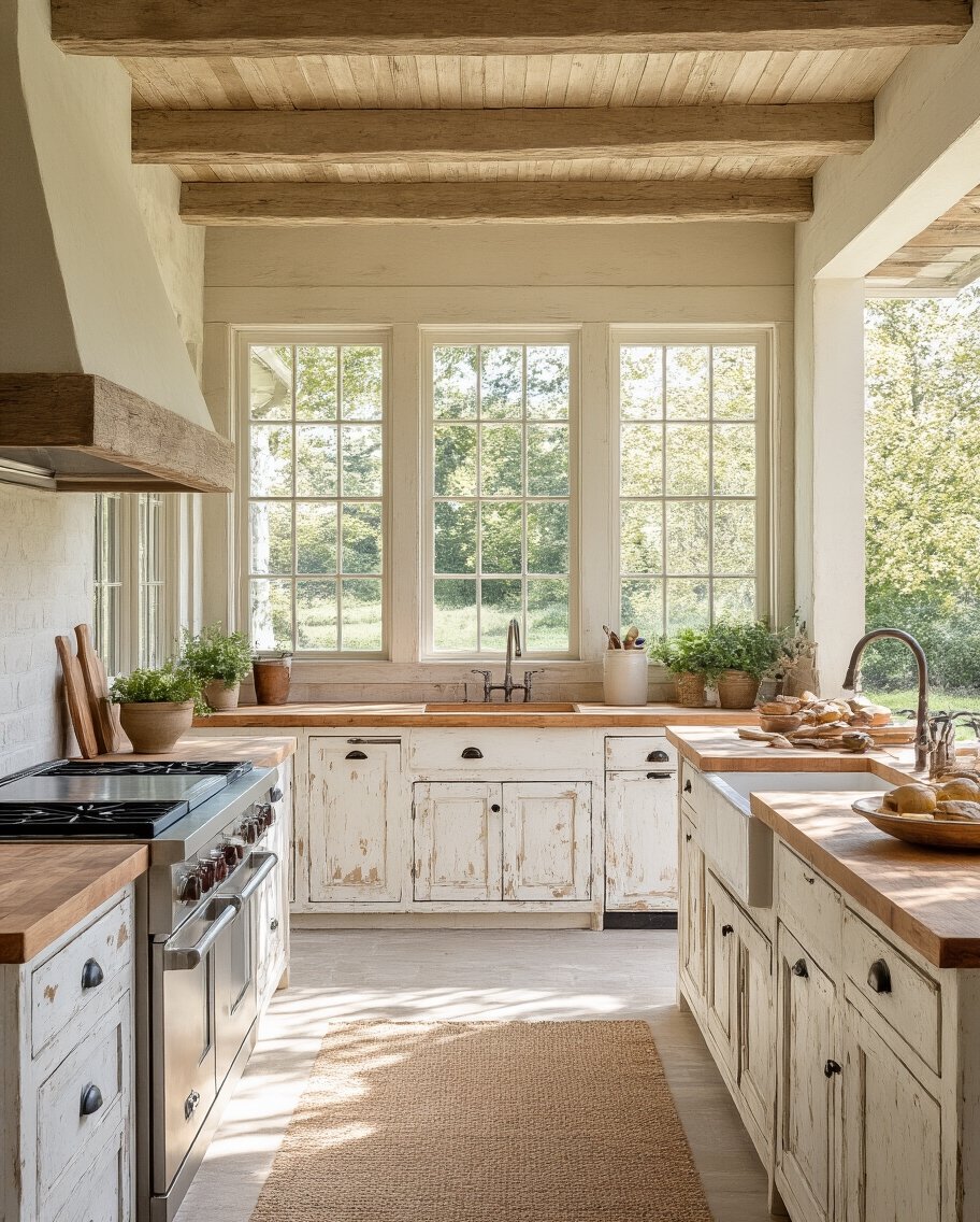 timeless farmhouse aesthetic practical functionality