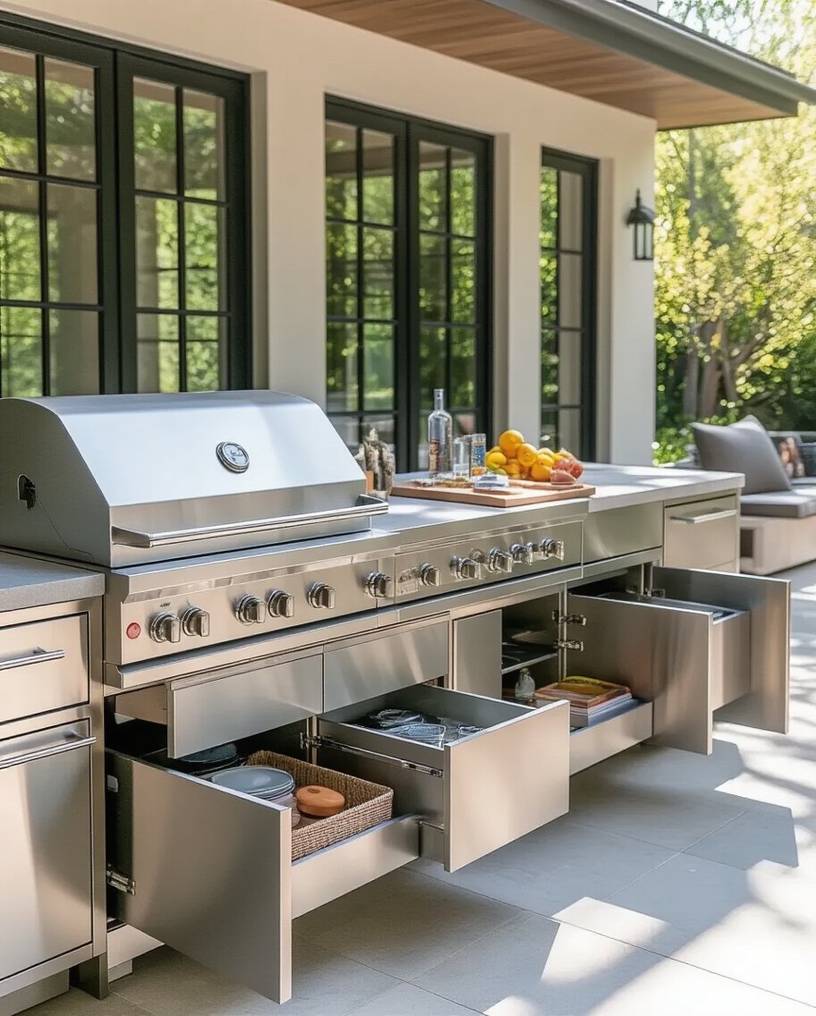versatile central dual access weatherproof storage