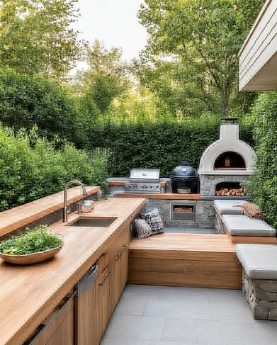 versatile outdoor culinary command center