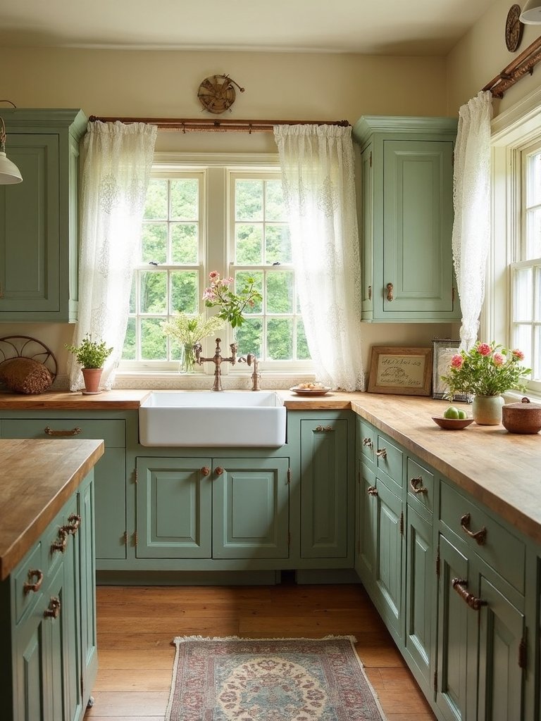 warm grounded farmhouse kitchen charm