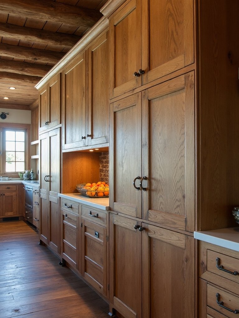 weathered rustic reclaimed oak cabinet doors