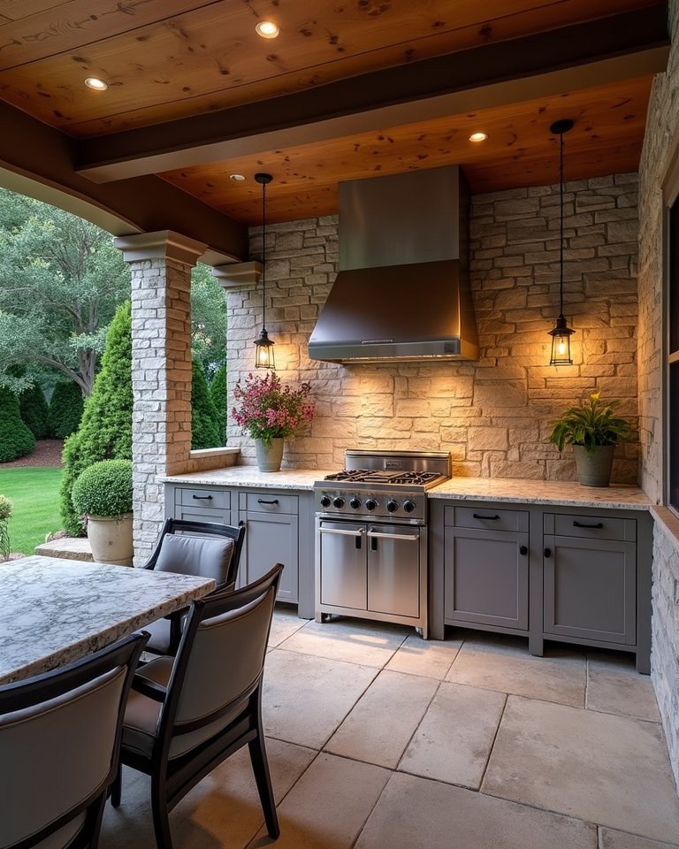 alfresco dining luxury outdoor kitchens