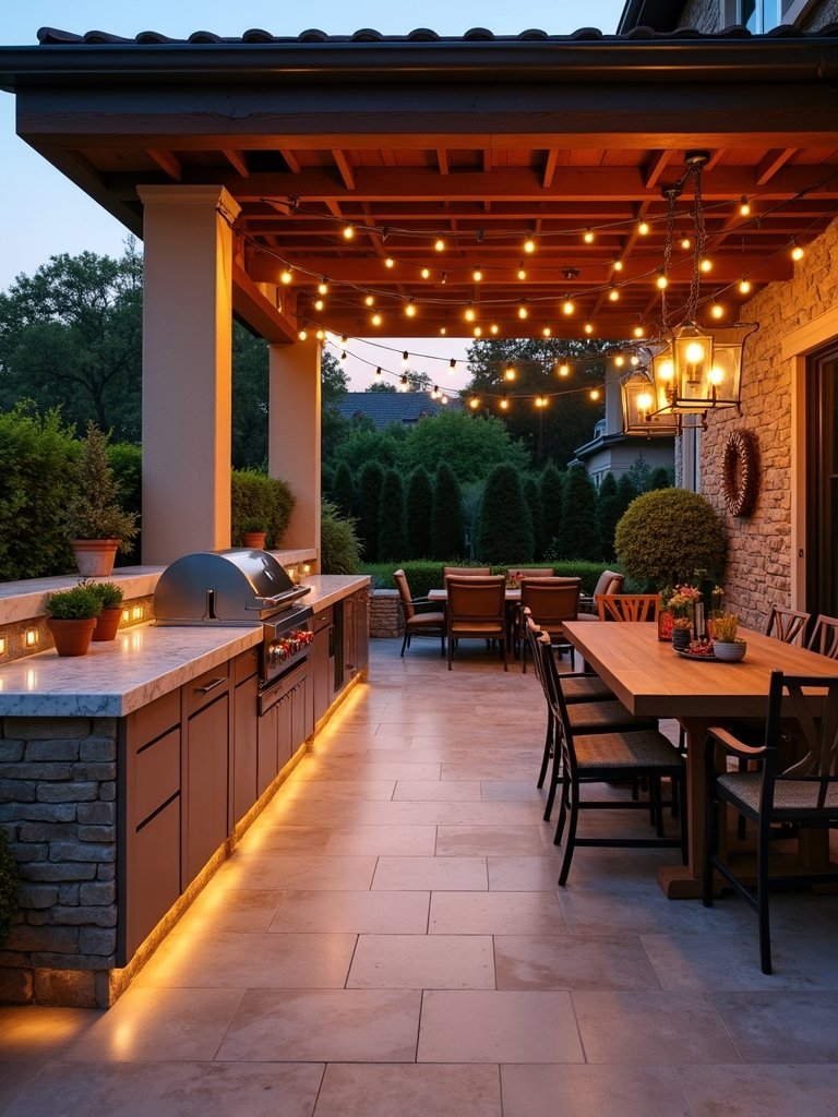 ambiance enhancing energy efficient versatile outdoor lighting