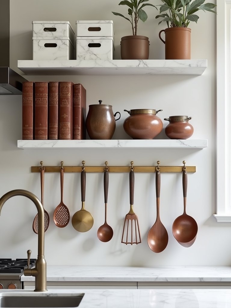 chic functional kitchen organization command center