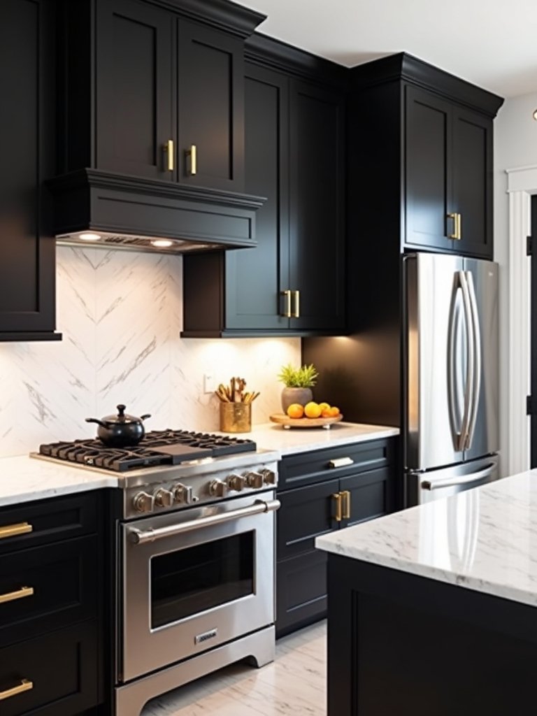 contemporary traditional kitchen fusion