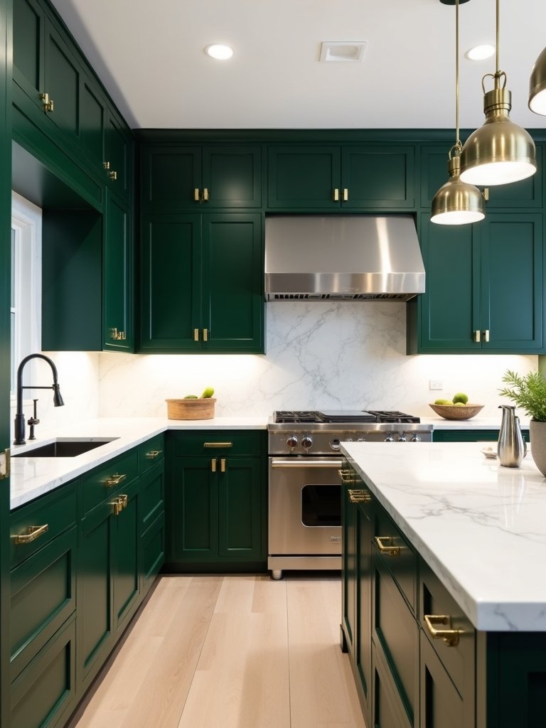dramatic vibrant luxurious kitchen transformation