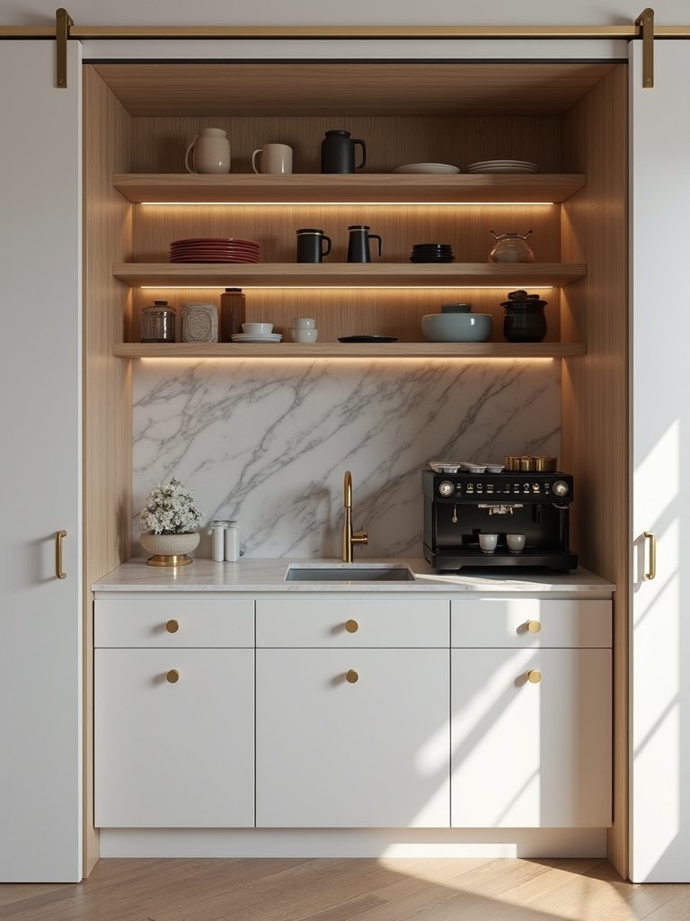 hidden pantry coffee oasis