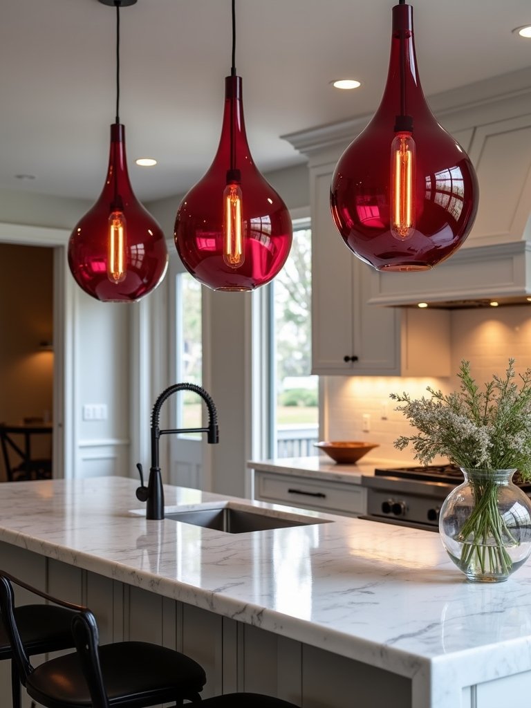 luxurious ornate handcrafted glass pendant lights