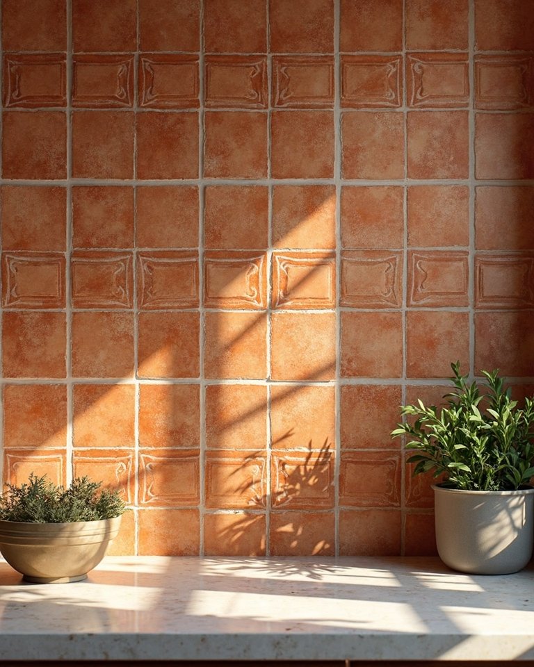 patterned backsplash mediterranean storytelling charm