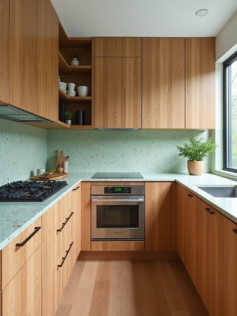 sophisticated natural durable harmonious kitchen design