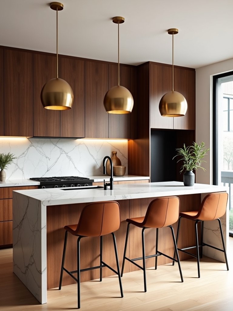 warm refined timeless inviting midcentury kitchen